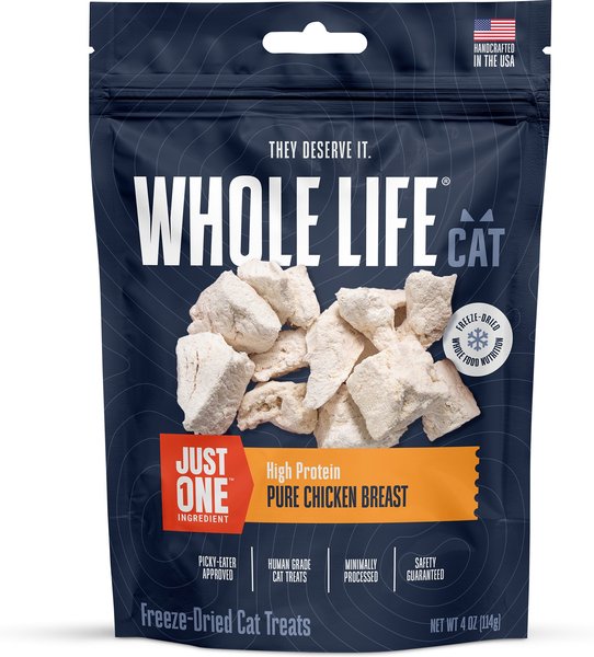 最大12%OFFクーポン One Just LIFE WHOLE Ingredient Freeze Breast Chicken Pure キャットフード