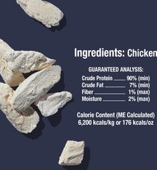 Whole Life Just One Ingredient Pure Chicken Breast Freeze-Dried Cat Treats, 4-oz bag slide 2 of 7