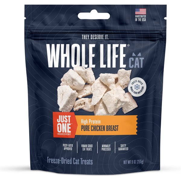 Whole Life Just One Ingredient Pure Cod Fillet Freeze-Dried Cat Treats