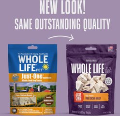Whole Life Just One Ingredient Pure Chicken Breast Freeze-Dried Dog Treats, 4-oz bag slide 2 of 8