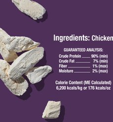 Whole Life Just One Ingredient Pure Chicken Breast Freeze-Dried Dog Treats, 4-oz bag slide 2 of 7