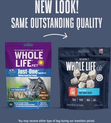 Whole Life Just One Ingredient Turkey Grain-Free Freeze-Dried Cat Treats, 8-oz bag slide 2 of 8