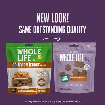 Show full view: Whole Life Living Treats Healthy Gut Peanut Butter Flavor Freeze-Dried Dog Treats, 12-oz bag slide 4 of 12