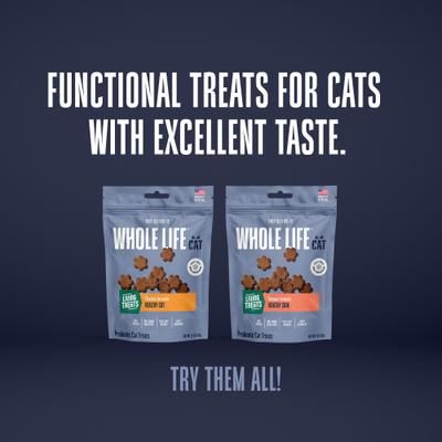 Show full view: Whole Life Living Treats Healthy Skin Salmon Flavor Freeze-Dried Cat Treats, 1-oz bag slide 10 of 13