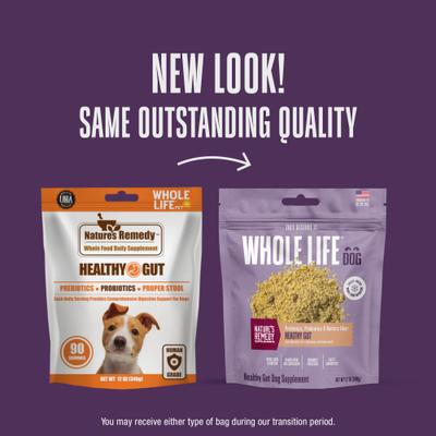 Show full view: Whole Life Nature's Remedy Digestive Health Support Whole Food Dog Supplement, 12-oz bag slide 4 of 12