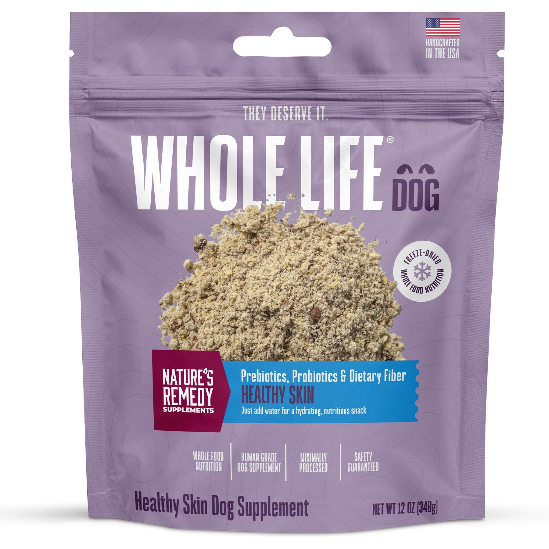 Whole Life Nature's Remedy Skin & Allergy Support Whole Food Dog Supplement, 12-oz bag