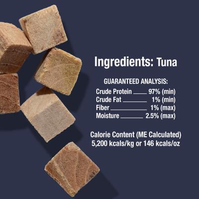 Show full view: Whole Life Pet Just One Tuna Cat Treat, 3-oz bag slide 3 of 12