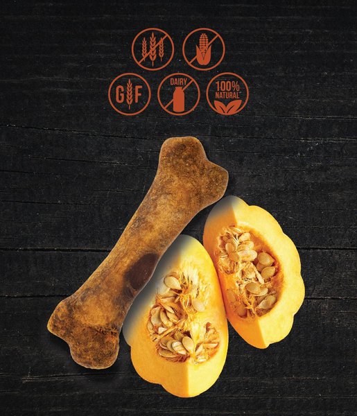 Wholesome Pride Pet Treats Natural & Healthy Pumpkin Chew Dog Treat