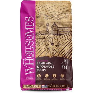 Wholesomes Adult Grain-Free Lamb & Potatoes Dry Dog Food, 35-lb bag