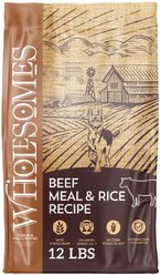 Wholesomes Beef Meal & Rice Adult Meat Dry Dog Food 12-lb bag