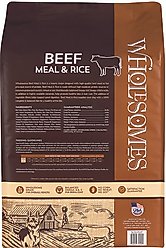 Wholesomes Beef Meal & Rice Formula Dry Dog Food, 40-lb bag slide 2 of 6
