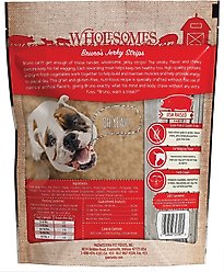 Wholesomes Bruno's Jerky Strips Grain-Free Dog Treats, 25-oz bag slide 2 of 7