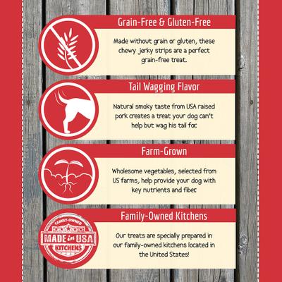 Show full view: Wholesomes Bruno's Jerky Strips Grain-Free Dog Treats, 25-oz bag slide 5 of 8