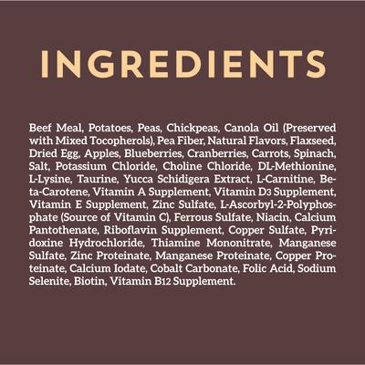 Show full view: Wholesomes Chicken Meal & Potatoes Formula + Beef Meal & Potatoes Formula Dry Dog Food slide 8 of 9