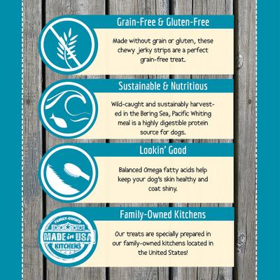 Show full view: Wholesomes Cleo's Jerky Sticks Grain-Free Dog Treats, 25-oz bag slide 5 of 8