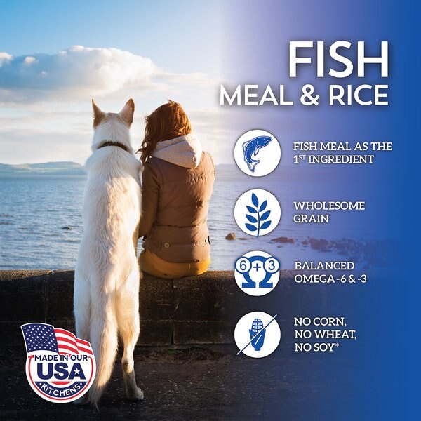 Wholesomes Fish Meal & Rice Formula Adult Dry Dog Food