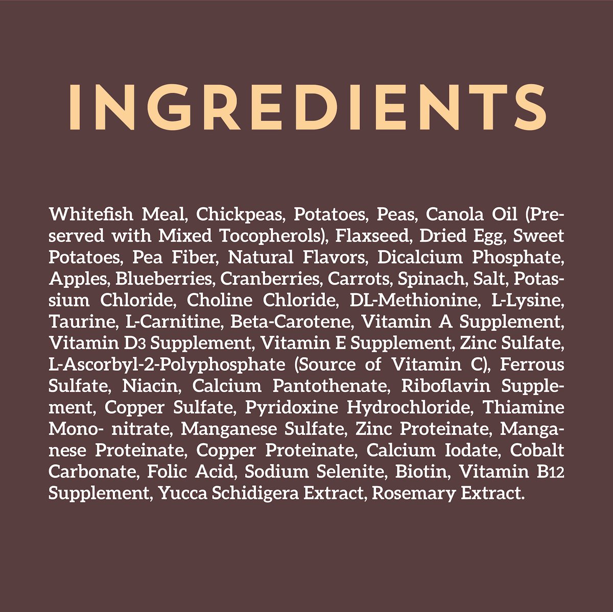WHOLESOMES Grain Free Whitefish Meal Potatoes Formula Dry Dog Food WHOLESOMES Grain Free Whitefish Meal Potatoes Formula Dry Dog Food