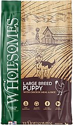 Wholesomes Large Breed Puppy Dry Dog Food, 35-lb bag