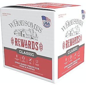 Wholesomes Rewards Jumbo Originals Biscuit Dog Treats, 20-lb box