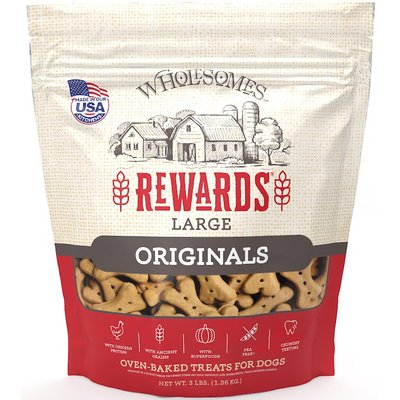 Wholesomes Wholesomes Rewards Large Originals Biscuit Dog Treats, 6-lb bundle