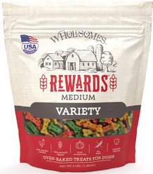 Wholesomes Rewards Medium Variety Biscuit Dog Treats, 3-lb bag