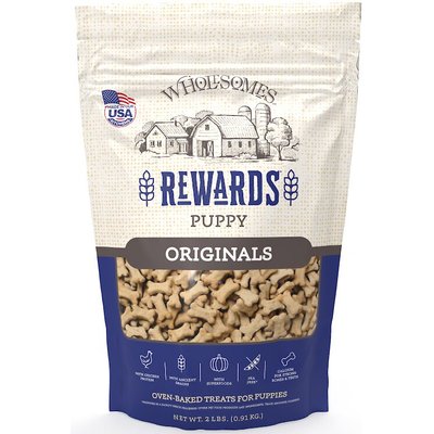 Wholesomes Wholesomes Rewards Puppy Originals Biscuit Dog Treats, 2-lb bag