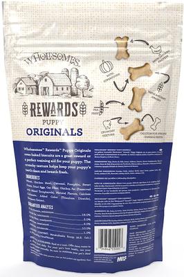 Show full view: Wholesomes Rewards Puppy Originals Biscuit Dog Treats, 2-lb bag slide 3 of 4
