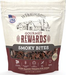Wholesomes Rewards Smoky Bites Biscuit Dog Treats, 3-lb bag