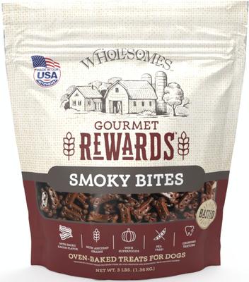 Show full view: Wholesomes Rewards Smoky Bites Biscuit + Rewards Cheezy Bites Biscuit Dog Treats slide 2 of 5