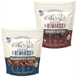 Wholesomes Rewards Smoky Bites Biscuit + Rewards Peanutty Bites Biscuit Dog Treats