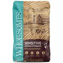 Wholesomes Sensitive Skin & Stomach Salmon & Rice Dry Cat Food, 10-lb bag