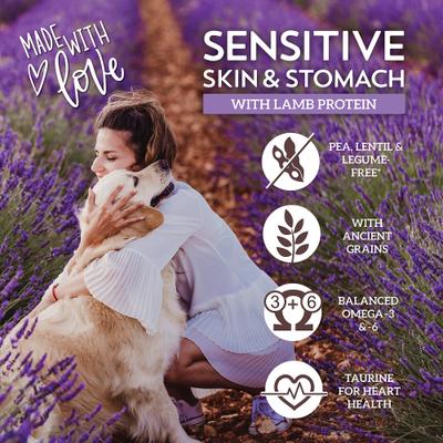 Show full view: Wholesomes Sensitive Skin & Stomach with Lamb Protein Dry Dog Food, 30-lb bag slide 5 of 10