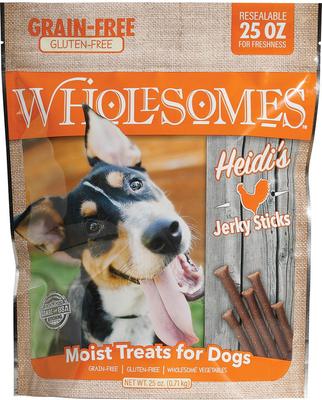 Show full view: Wholesomes Tank's Jerky Sticks + Heidi's Jerky Sticks Dog Treats slide 6 of 9