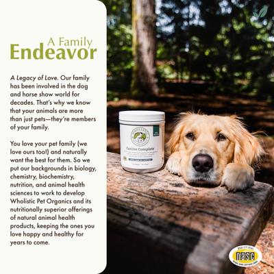 Show full view: Wholistic Pet Organics Canine Complete Enhanced Daily Multivitamin for Dogs Supplement, 1-lb slide 6 of 7