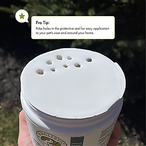 Wholistic Pet Organics Diatomaceous Earth Powder Supplement for Dogs & Cats, 4-oz jar