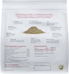 Wholistic Pet Organics Equine Joint Mobility Enhanced Multivitamin with Joint Support for Horses Supplement, 4-lb slide 2 of 4