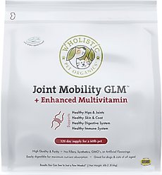 Wholistic Pet Organics Joint Mobility GLM Dog & Cat Supplement, 4-lb bottle
