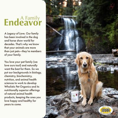 Show full view: Wholistic Pet Organics Joint Mobility GLM Enhanced Multivitamin with Joint Support for Dogs & Cats Supplement, 1-lb slide 7 of 8