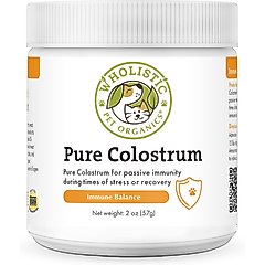 Wholistic Pet Organics Pure Colostrum Immune Balance Dog & Cat, 2-oz jar