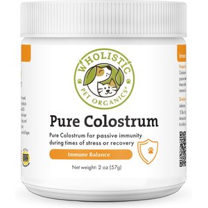 Wholistic Pet Organics Pure Colostrum Immune Balance Dog & Cat, 2-oz jar