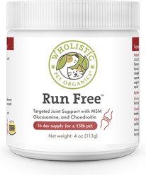 Wholistic Pet Organics Run Free Dog & Cat, 4-oz bottle
