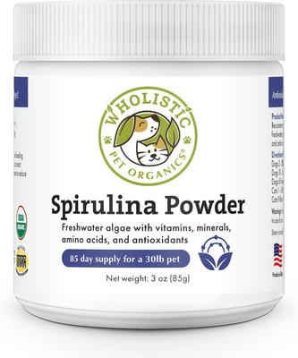 Show full view: Wholistic Pet Organics Spirulina Dog & Cat, 3-oz bottle slide 1 of 5