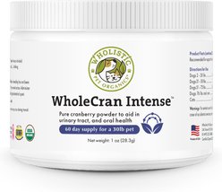 Wholistic Pet Organics WholeCran Intense Dog & Cat Supplement, 1-oz bottle