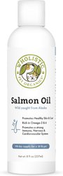 Wholistic Pet Organics Wild Salmon Oil Liquid Supplement for Dogs & Cats, 8-fl oz bottle