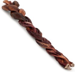 Wholly Pup Beef Gullet Braid 12-inch Dog Treat