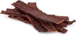 Wholly Pup Beef Gullet Jerky Strips 12-inch Dog Treats, 12 count