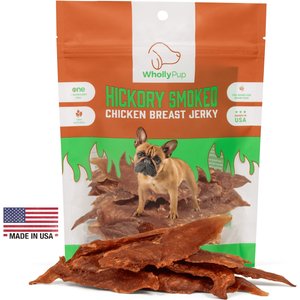 Wholly Pup Smoked Chicken Jerky Dog Treats, 4-oz