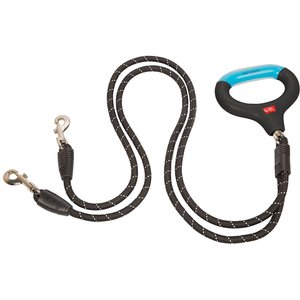 Wigzi Dual Doggie Gel Rope Dog Leash, Medium/Large: 4.5-ft long