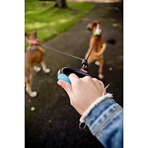 Wigzi Dual Doggie Gel Rope Dog Leash, Medium/Large: 4.5-ft long