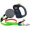 Show in main carousel: Wigzi Dual Doggie Retractable Dog Leash, Green/Orange, 10-ft long slide 1 of 8